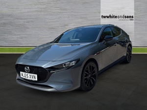 2025 MAZDA 3 HOMURA MHEV MILEAGE 27,717 MI TRANSMISSION MANUAL FUEL TYPE PETROL COLOUR GREY... photo